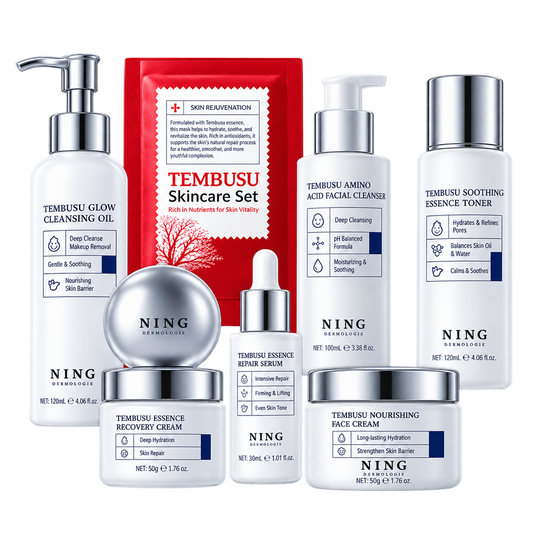Kit Tembusu 8 Peças – Limpeza, Tônico, Sérum, Máscara e Hidratação