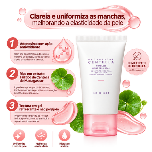 SKIN1004 Poremizing Light Gel Cream — Gel Hidratante Facial 75 ml — imagem 2