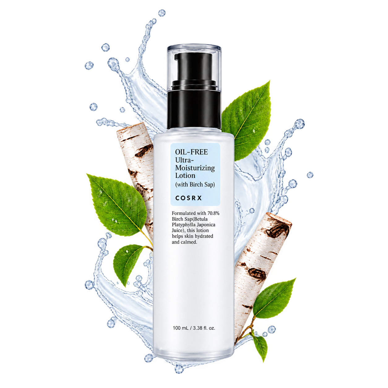 Essência clareadora COSRX Snail Peptide – Peptídeos & Revitalização