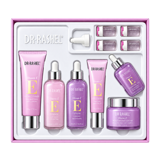 DR.RASHEL Vitamina E — Kit de Cuidados Faciais com 10 Peças — imagem 1