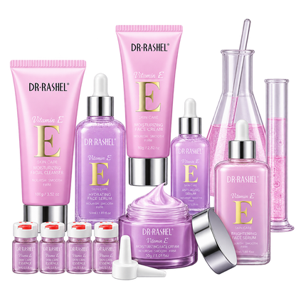 DR.RASHEL Vitamina E — Kit de Cuidados Faciais com 10 Peças — imagem 3