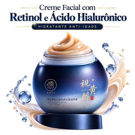 Creme Facial Premium com Retinol, Colágeno e Ácido Hialurônico – 100g — imagem 2