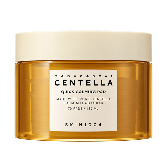 SKIN1004 Madagascar Centella Quick Calming Pad — 70 Discos / 130 ml — imagem 1
