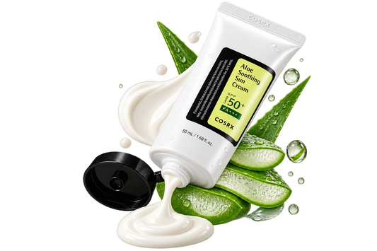 Protetor solar COSRX Snail Peptide – Peptídeos & Hidratação