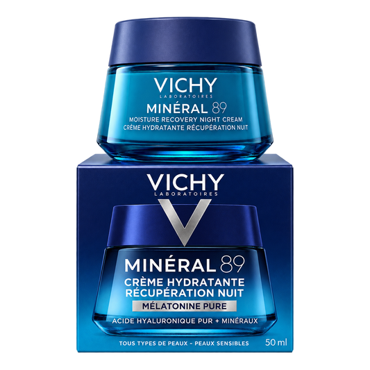Creme Facial Hidratante Vichy Minéral 89 – Hidratação Intensa e Fortalecimento da Pele