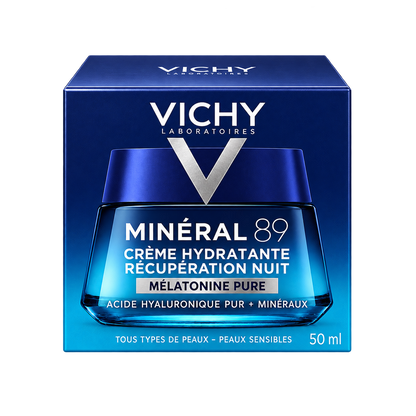 Vichy Minéral 89 — Creme Hidratante Facial Noturno — imagem 3