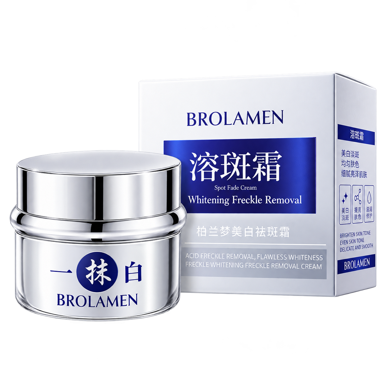 Creme Unisex Clareador BROLAMEN – Uniformização do Tom e Hidratação