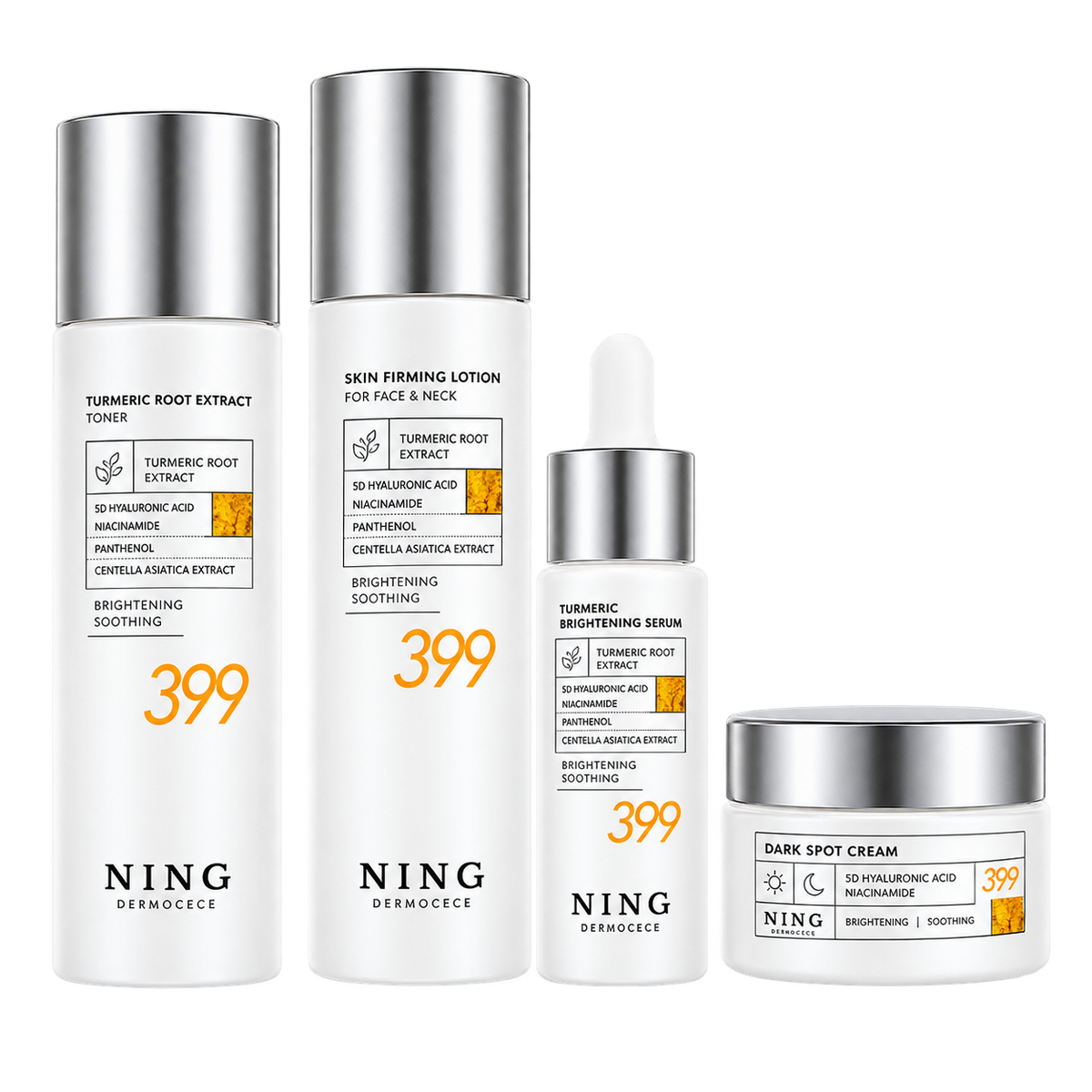 NING 399 — Kit de Cuidados Faciais com 4 Peças