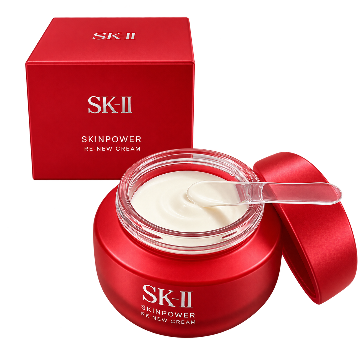 SK-II Skinpower Re-New Cream 15g – Creme Anti-Idade com PITERA™ para Firmeza, Hidratação e Luminosidade