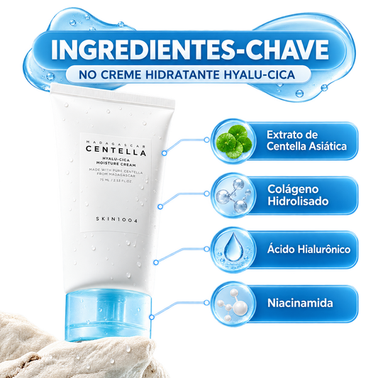 SKIN1004 Hyalu-Cica Moisture Cream — Hidratante Facial 75 ml — imagem 2