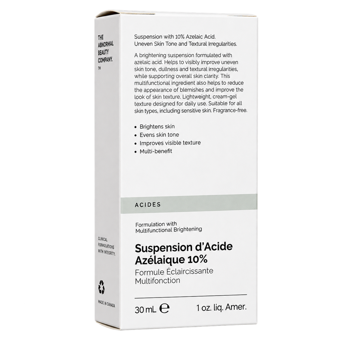 The Ordinary Azelaic Acid Suspension 10% — Ácido Azelaico 30 ml