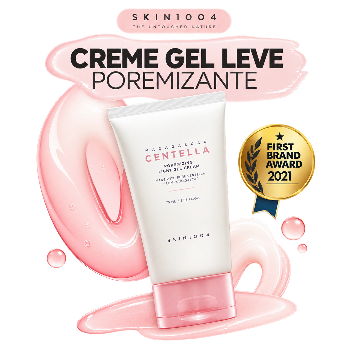 SKIN1004 Poremizing Light Gel Cream — Gel Hidratante Facial 75 ml — imagem 3