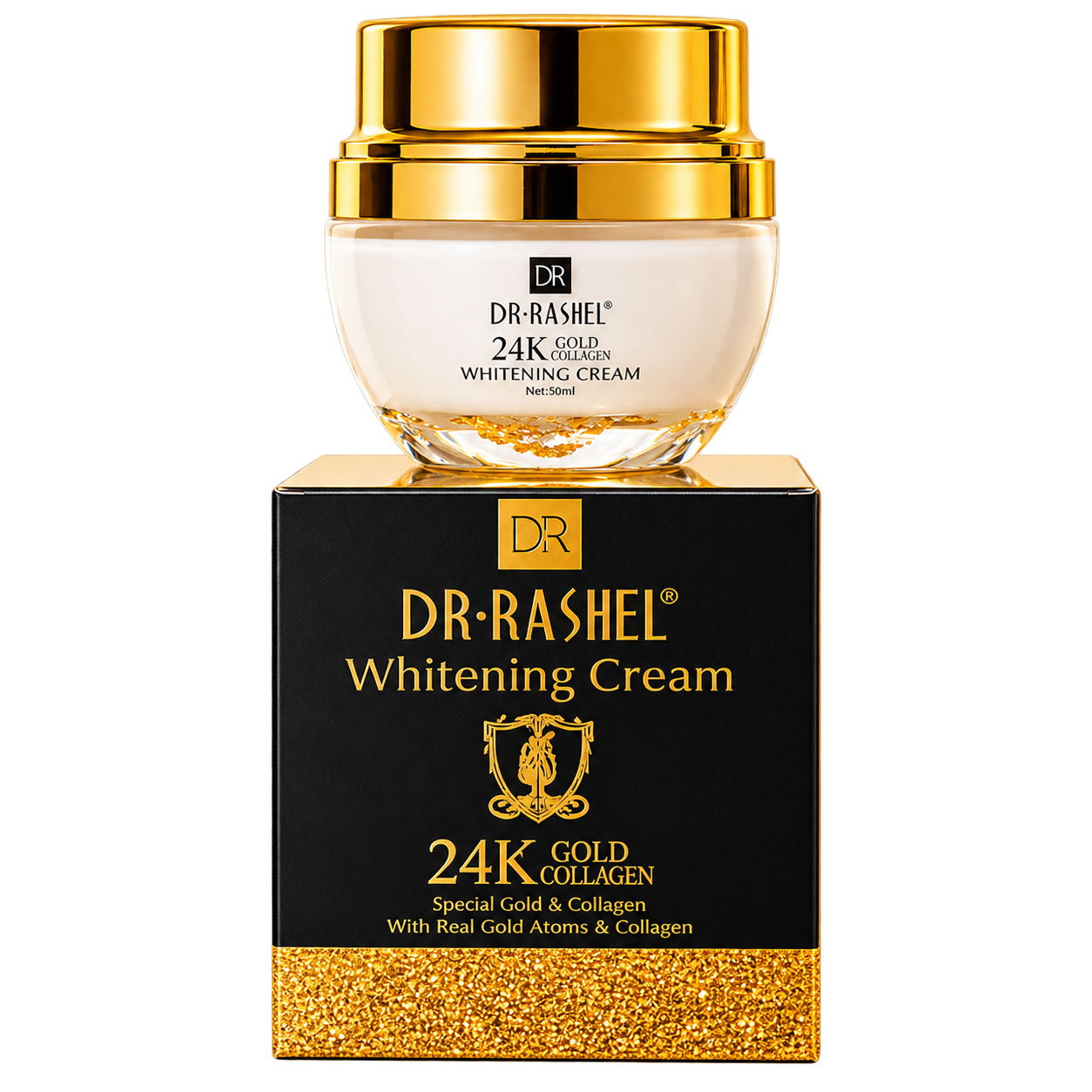 DR.RASHEL Creme Facial Revitalizante – Colágeno e Cuidado Anti-idade 50g