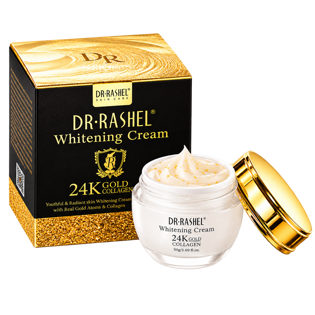 DR.RASHEL Creme Facial Revitalizante – Colágeno e Cuidado Anti-idade 50g