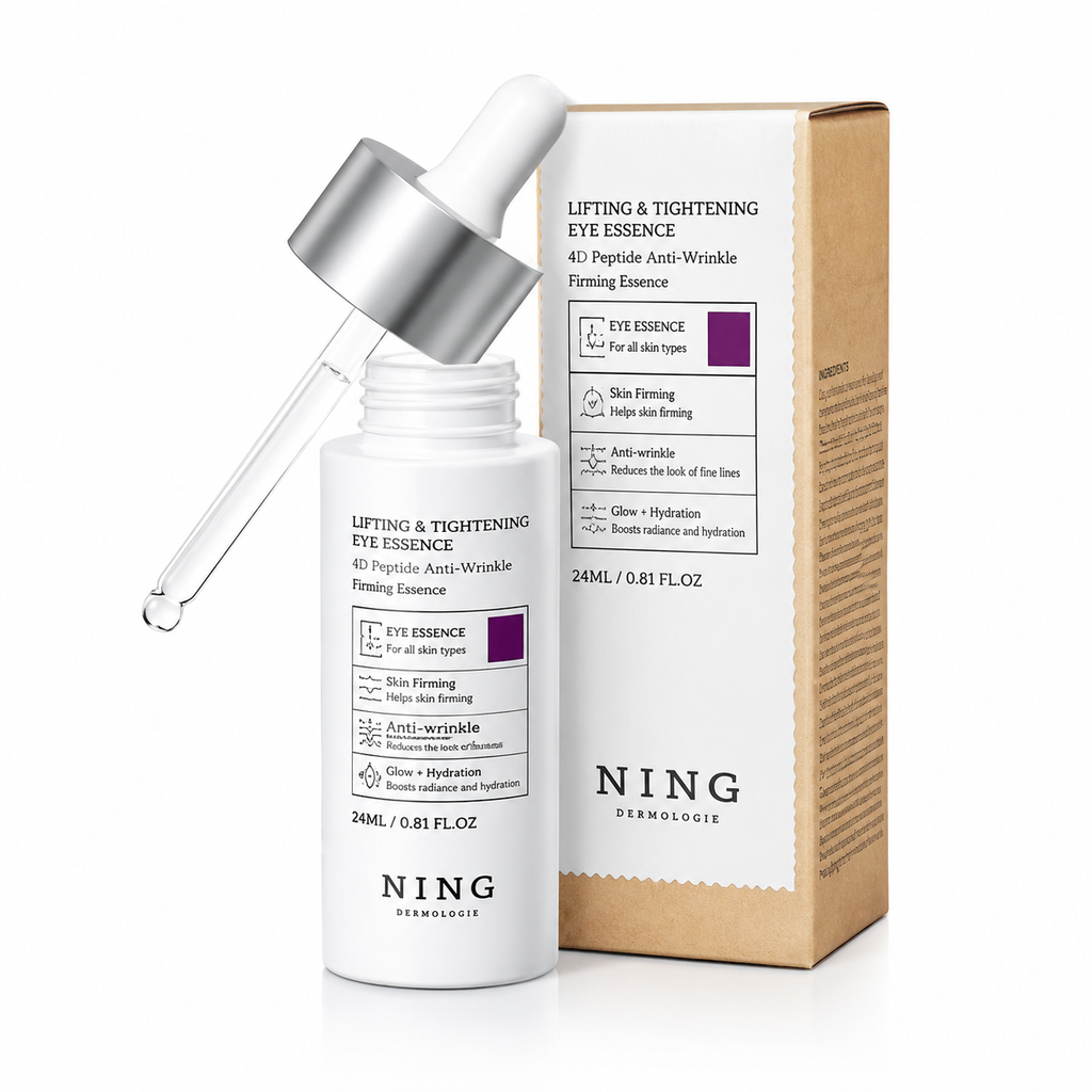 NING Sérum para Área dos Olhos com Retinol e Cafeína – Olheiras, Bolsas e Linhas Finas